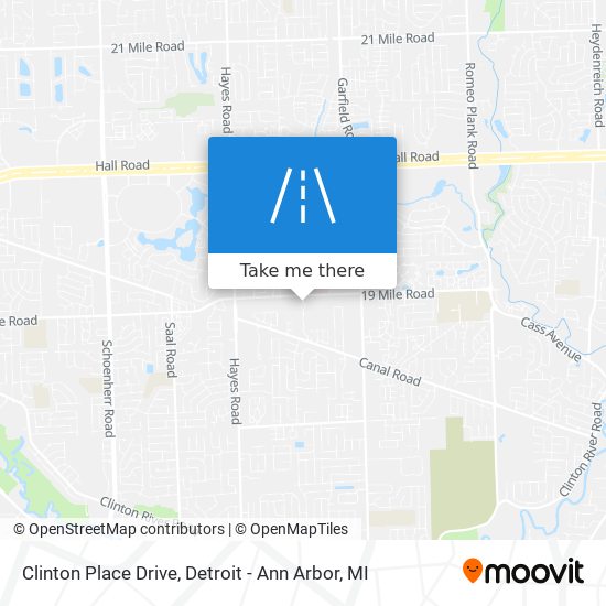 Clinton Place Drive map