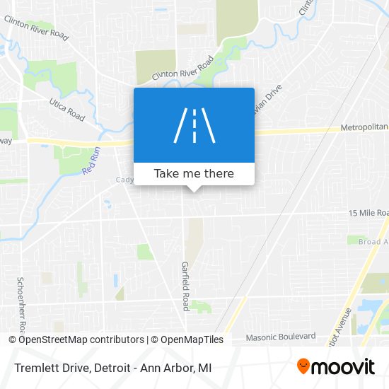 Tremlett Drive map