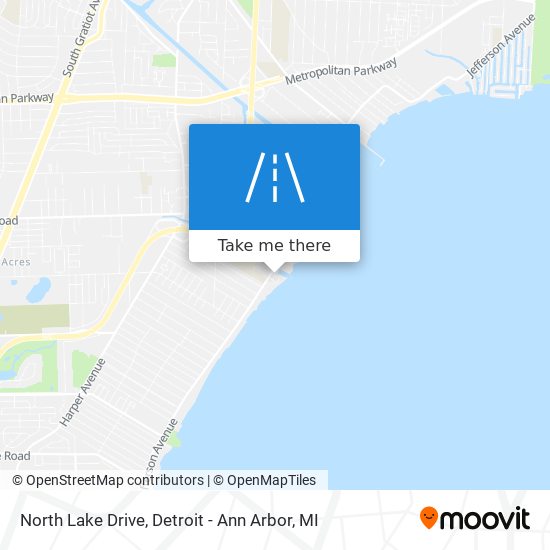 North Lake Drive map