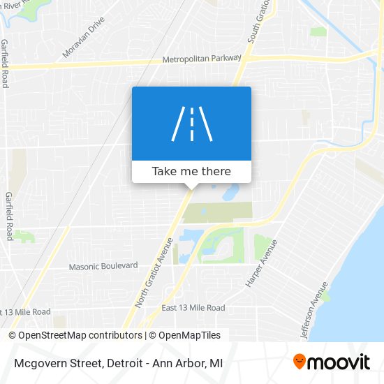 Mcgovern Street map