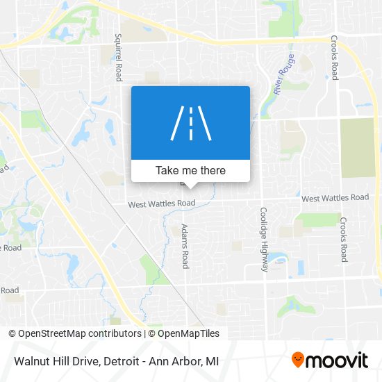 Mapa de Walnut Hill Drive