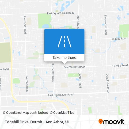 Edgehill Drive map