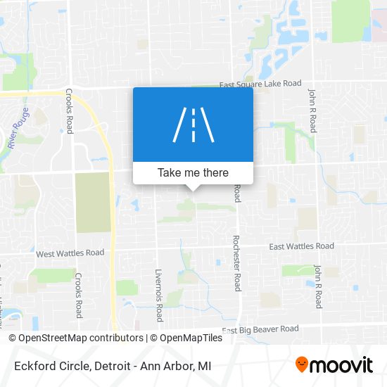 Eckford Circle map