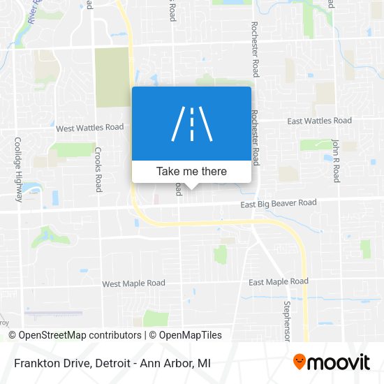 Frankton Drive map