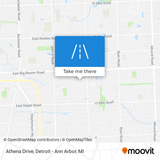 Mapa de Athena Drive