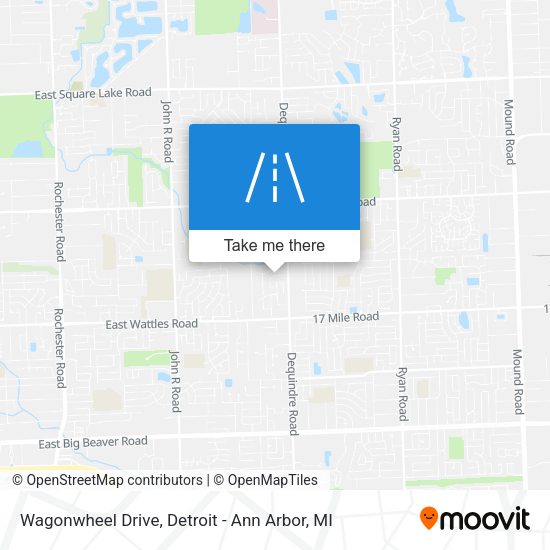 Mapa de Wagonwheel Drive