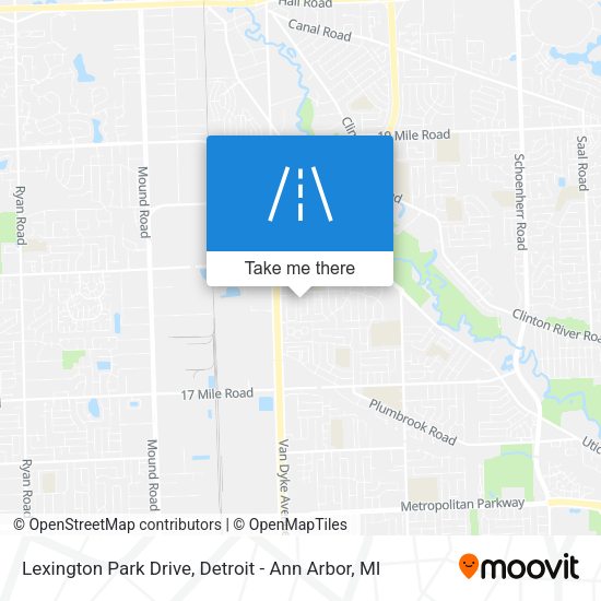 Mapa de Lexington Park Drive