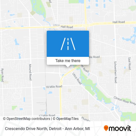 Crescendo Drive North map