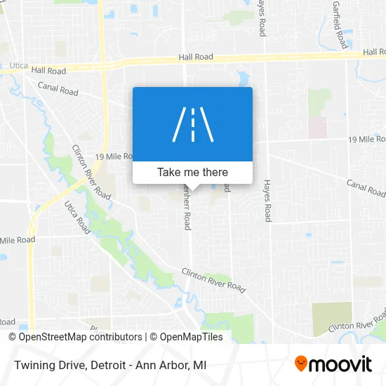 Twining Drive map