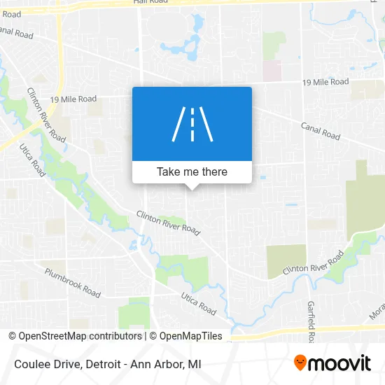Coulee Drive map