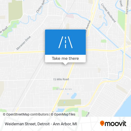 Mapa de Weideman Street