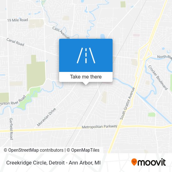 Mapa de Creekridge Circle