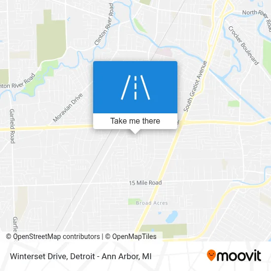 Winterset Drive map