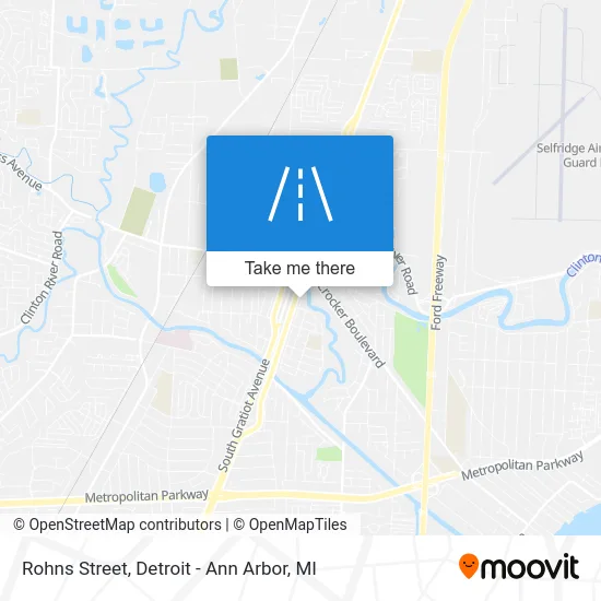 Rohns Street map