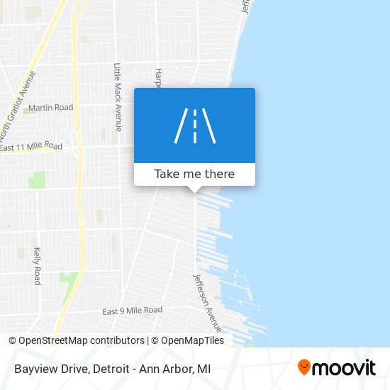 Mapa de Bayview Drive