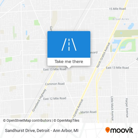 Sandhurst Drive map