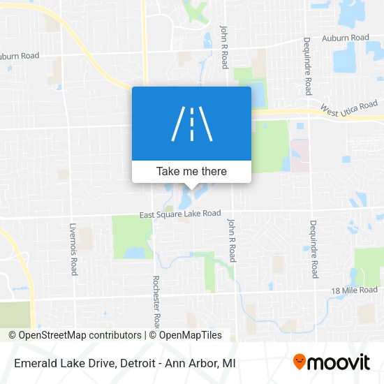 Mapa de Emerald Lake Drive