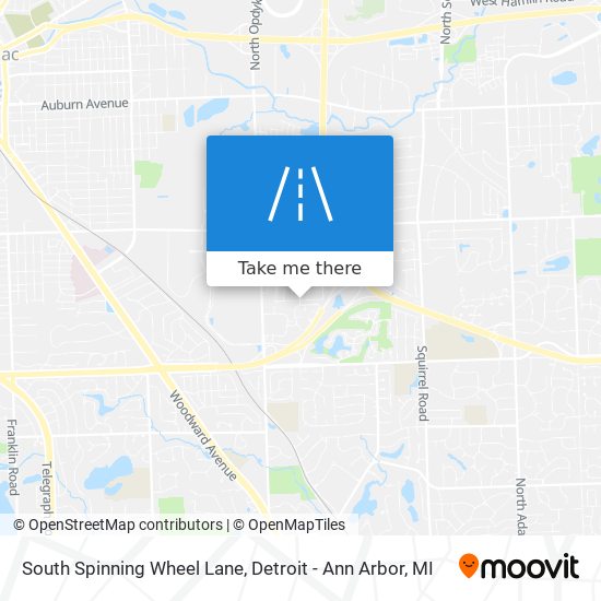 Mapa de South Spinning Wheel Lane