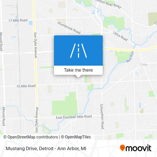 Mapa de Mustang Drive