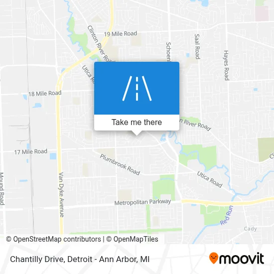 Chantilly Drive map