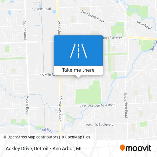 Ackley Drive map