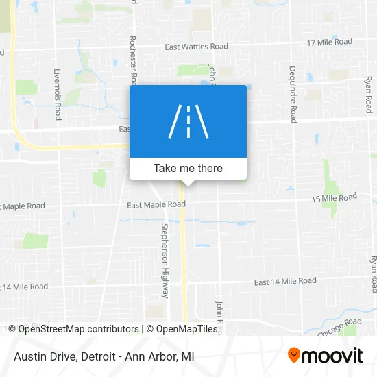 Austin Drive map