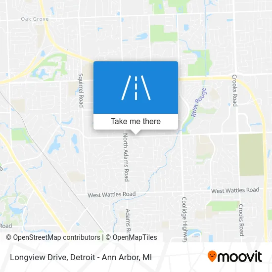 Longview Drive map