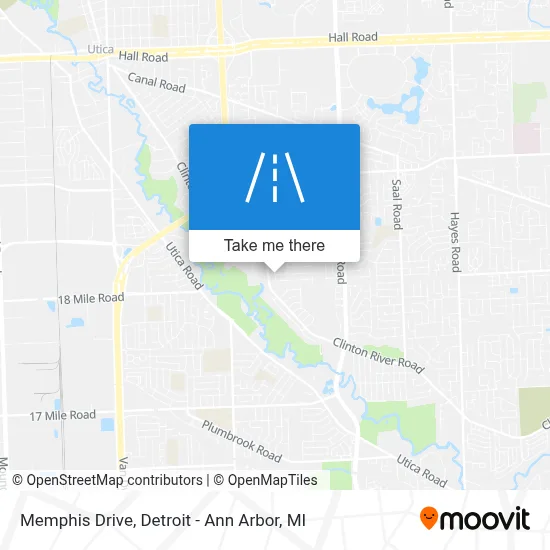 Memphis Drive map