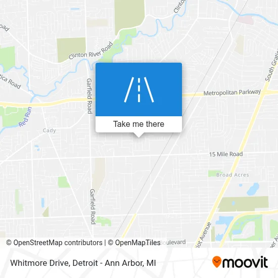 Whitmore Drive map
