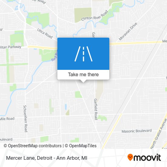 Mapa de Mercer Lane
