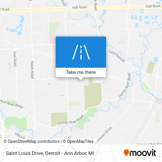 Saint Louis Drive map