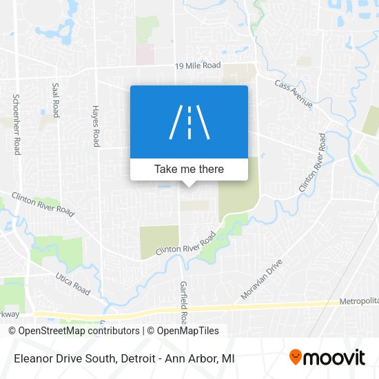 Eleanor Drive South map