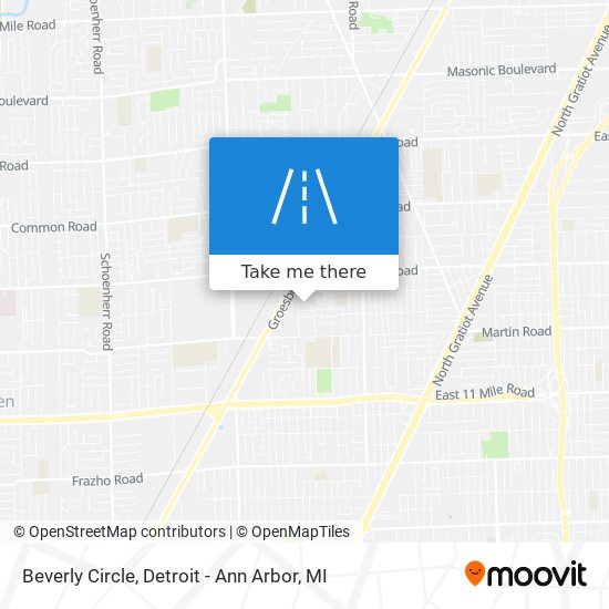Mapa de Beverly Circle
