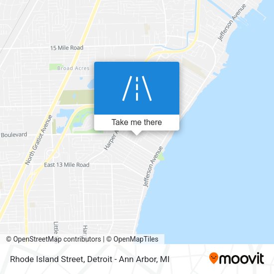Rhode Island Street map