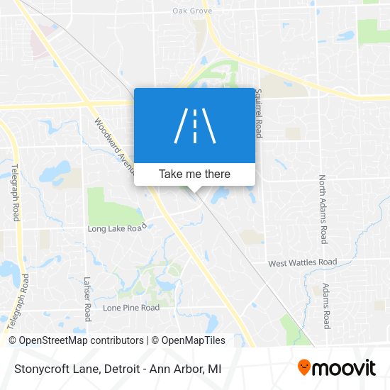 Mapa de Stonycroft Lane
