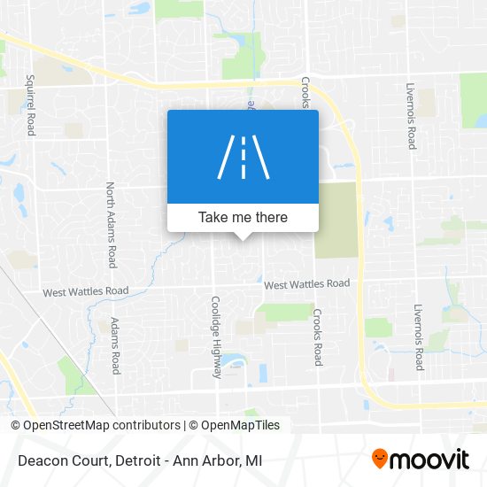 Mapa de Deacon Court