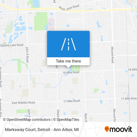 Mapa de Marksway Court