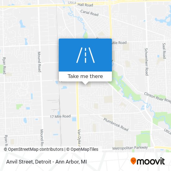 Anvil Street map