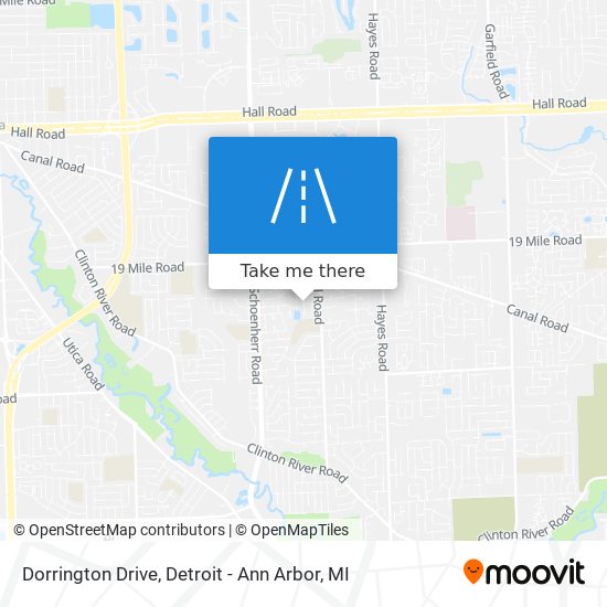 Dorrington Drive map