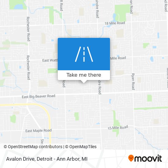 Mapa de Avalon Drive