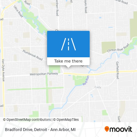 Mapa de Bradford Drive