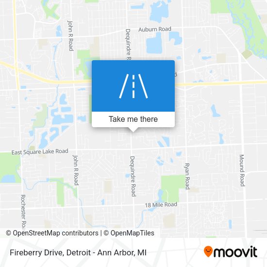 Fireberry Drive map