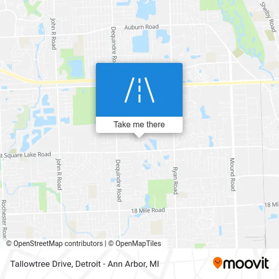 Tallowtree Drive map
