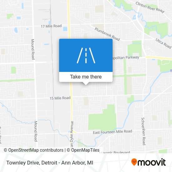 Mapa de Townley Drive