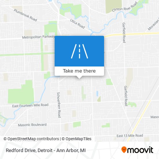 Redford Drive map