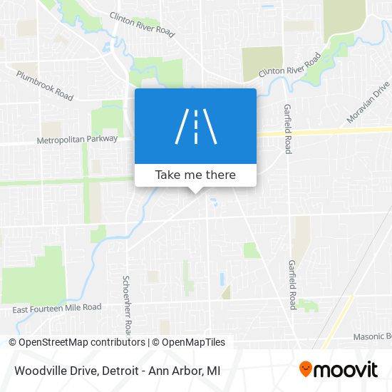 Woodville Drive map