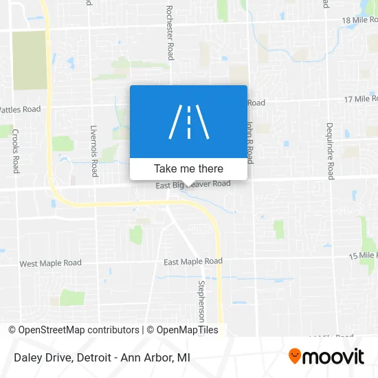Daley Drive map