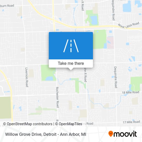 Mapa de Willow Grove Drive