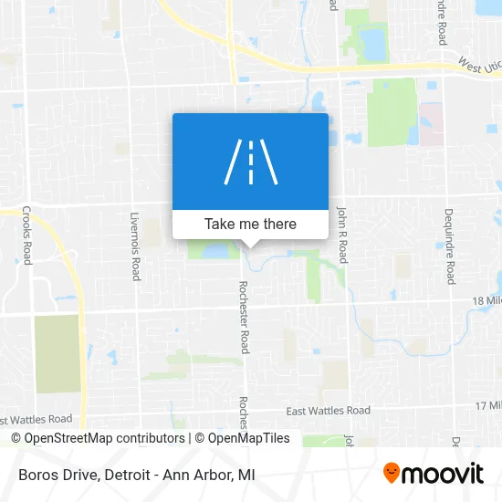 Boros Drive map