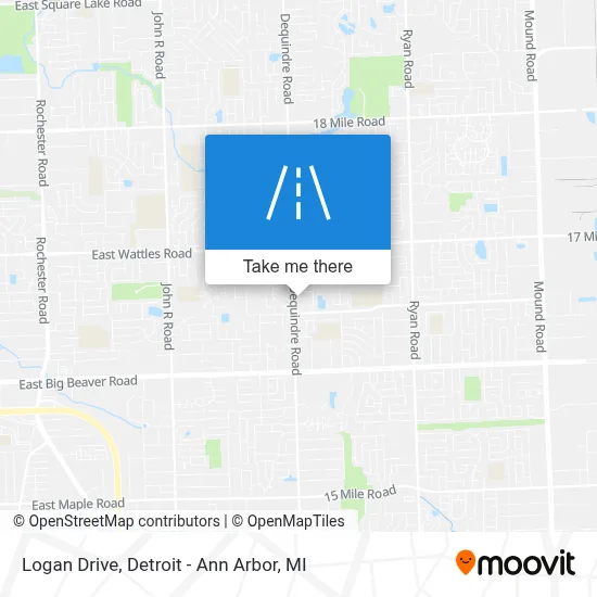 Logan Drive map
